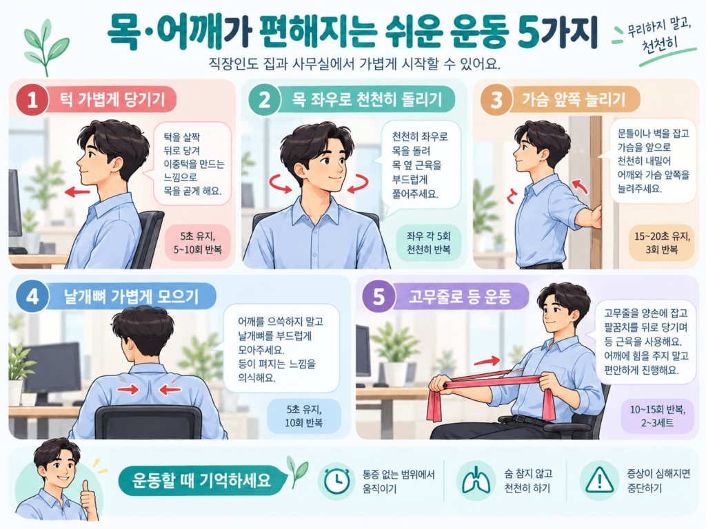 거북목 교정 운동